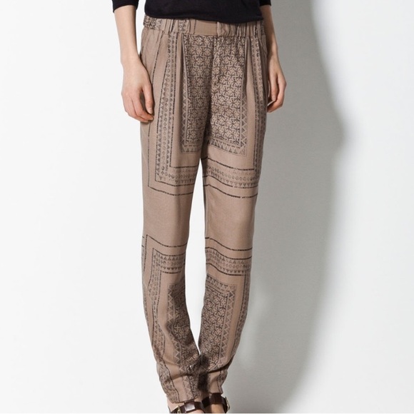 MASSIMO DUTTi vintage bandana scarf print pants - Picture 1 of 6